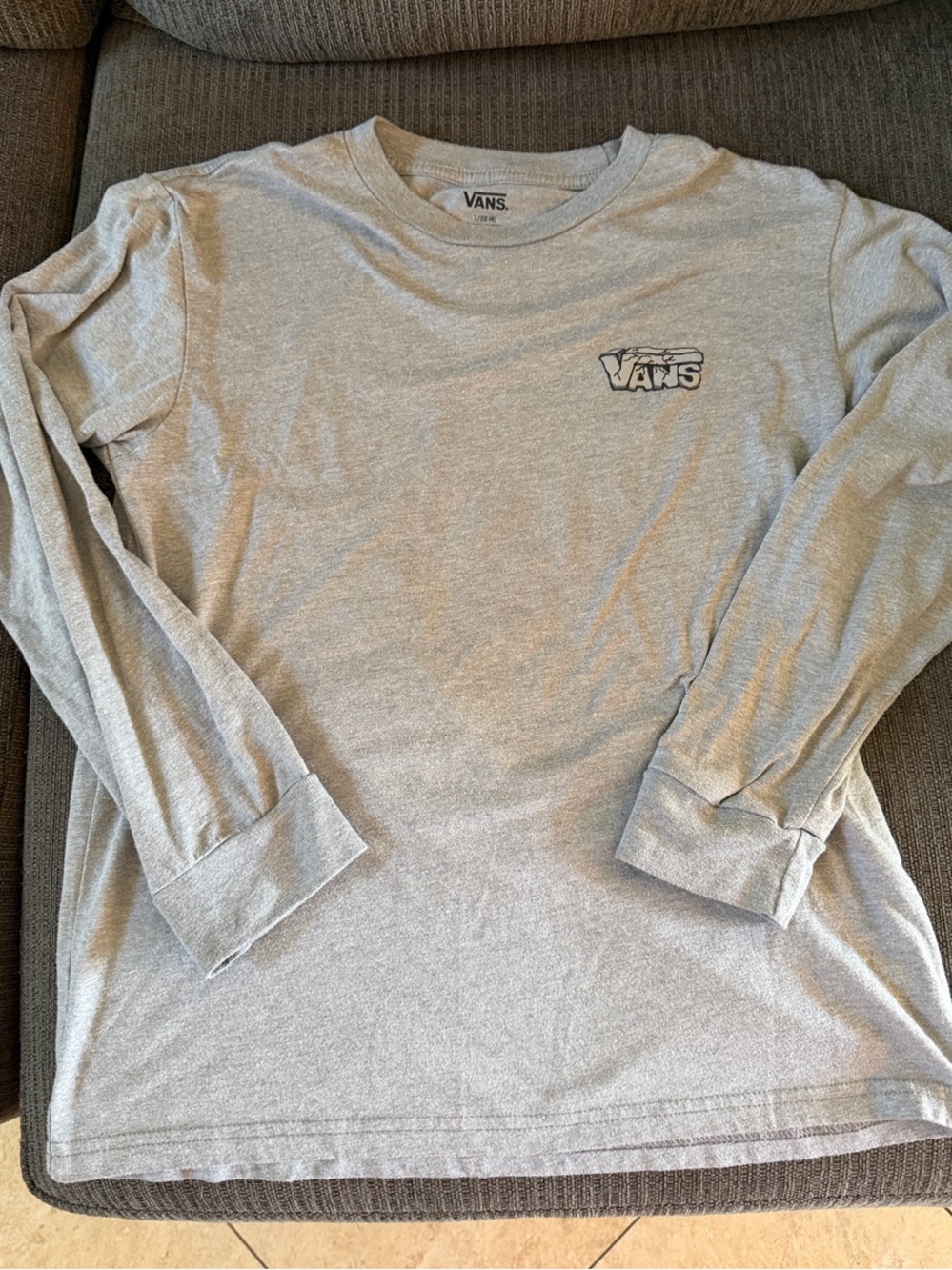 Vans Long Sleeve Boys shirt size 12-14